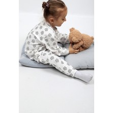 Vauva Kız & Erkek Bebek Çocuk Pijama Takımı Baskılı Uzun Kollu Pijama Takımı