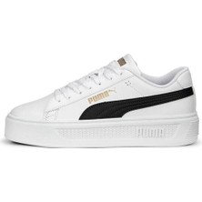 Puma Smash Platform V3 Beyaz Kadın Sneaker Spor Ayakkabı - 390758 04