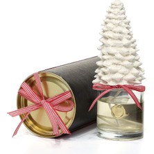 Missi Yılbaşı 200 ml Çamağacı Seramik Taşlı Spice Orange Oda Kokusu (Dekoratif Hediye Sıvama Kutulu)