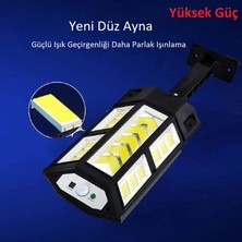 UmoTech Yüksek Performanslı 9000W Güneş Enerjili LED Aydınlatma Lambası Uzaktan Kumandalı Hareket Sensörlü