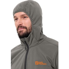Jack Wolfskin Bornberg Hoody Gri Erkek Softshell 1307471-6185