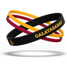 Galatasaray Orijinal Lisanslı Siyah Balıkçı Yaka Sweat Bileklik Set Hediyelik Ahşap Kutulu