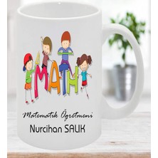Andy Home Matematik Öğretmenine Özel Öğretmenler Günü Hediyesi Kişiye Özel Kupa Bardak