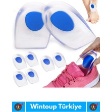 Wintoup Premium Ergonomik Anatomik Boşluk Doldurucu - Jel Düz Tabanlık - Ark Destekli Silikon Ayak Tabanlığı 2'li