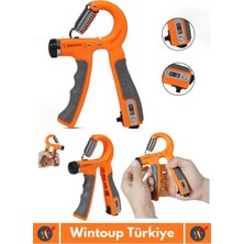 Wintoup Özel Üretim El Bilek Kol Güçlendirici Kas Yapma Ayarlanabilir Sayaçlı Bilek Güçlendirme Yayı 5-60 kg