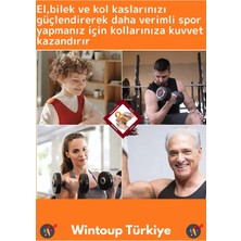 Wintoup Özel Üretim El Bilek Kol Güçlendirici Kas Yapma Ayarlanabilir Sayaçlı Bilek Güçlendirme Yayı 5-60 kg