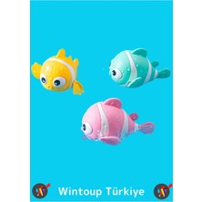 Wintoup Premium Uzun Ömürlü Hafif Kurmalı Eğlenceli Renkli Yüzen Balık Bebek Çocuk Banyo Su Oyuncağı 1 Adet