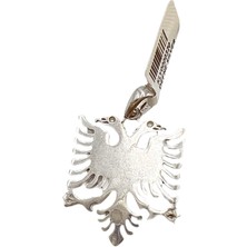 Defne Silver Çiftbaşlı Kartal Kolye Ucu
