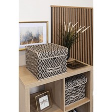 Tekno Trust Bohe Çok Amaçlı Kapaklı Kutu Mini Raf Düzenleyici