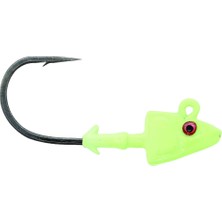 Mustad SD824 Shad Jig Head Gg - Glow Green 14GR - 3lu - 4-0
