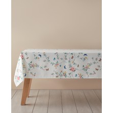 English Home Botanical Polyester Masa Örtüsü Krem - Pembe