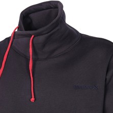 SF-SW01 3 Iplik Şal Yaka Sweatshirt