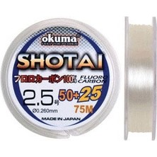 Okuma Shotai Fluorocarbon 75 mt 0,148 mm Misina
