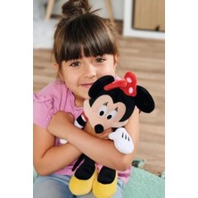 Sunman Lisanslı Minnie Kırmızı Elbiseli Peluş 30 cm ile Minnie'nin Sihirli Dünyasına Girin!