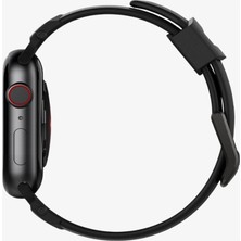 Spigen Apple Watch 49mm Ultra 2/1 - 46mm Seri 10 - 45mm Seri 9/8/7 - 44mm Seri SE2/SE/6/5/4 Kordon Kayış Rugged Band Matte Black - AMP02854