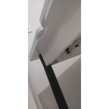 Evistro Yanlardan Açılır Büyüyen Yemek Masası Beyaz 65X100CM Sadece Masa Fiyatıdır