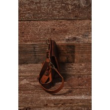 Sumra El Yapımı   Dana Derisi Omuz Çantası Acı Kahve 20MX13CMX4CM  SM-D-0012