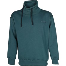 SF-SW01 3 Iplik Şal Yaka Sweatshirt