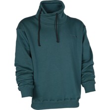 SF-SW01 3 Iplik Şal Yaka Sweatshirt