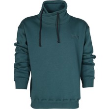 SF-SW01 3 Iplik Şal Yaka Sweatshirt