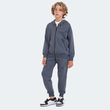 Slazenger LOCAL Unisex Çocuk Eşofman Takımı Koyu Gri