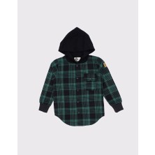 RG Brand Erkek Çocuk Çıtçıt Detaylı Oduncu Gömleği_RG1537
