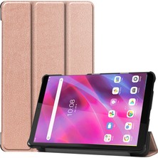 Pangniu Lenovo Tab M8 3. Nesil Için Custer Texture Deri Kılıf (Yurt Dışından)