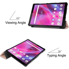 Pangniu Lenovo Tab M8 3. Nesil Için Custer Texture Deri Kılıf (Yurt Dışından)