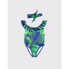 RG Brand Kız Çocuk Mayo Hızlı Kuruyan ve Tam Likralı 2 Parça Set