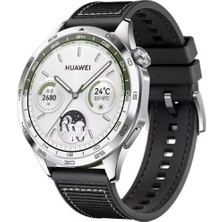 Redmud Teknoloji Huawei Watch Gt5 46 mm ile Uyumlu Kordon Dikiş Desenli 22 mm Jazzy Spor Kayış