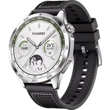 Redmud Teknoloji Huawei Watch Gt4 46 mm ile Uyumlu Kordon Dikiş Desenli 22 mm Jazzy Spor Kayış