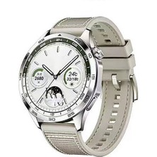 Redmud Teknoloji Huawei Watch Gt 3 Classic (46MM) ile Uyumlu Kordon Dikiş Desenli 22 mm Jazzy Spor Kayış