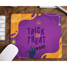 Nino Store Trick Or Treat 'şeker Mi Şaka Mı ' Cadılar Bayramı 4 Hediyelik Baskılı Mousepad