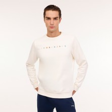 Lumberjack Week Erkek Ekru Sweatshirt