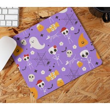 Nino Store Halloween Background Cadılar Bayramı 3 Hediyelik Baskılı Mousepad