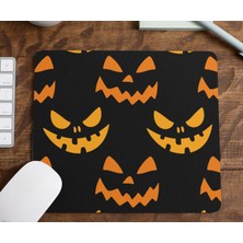 Nino Store Halloween Balkabağı Gülüş Cadılar Bayramı2 Hediyelik Baskılı Mousepad