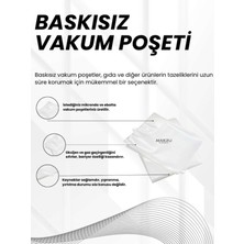 30X50 cm Endüstriyel ve Gıda Düz Tip Vakum Makinesi Poşeti 50 Adet - 70 Mic.