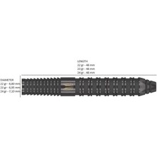 Target Bolid Void 02 % 90 Tungsten Sp Çelik Uçlu Dart Oku