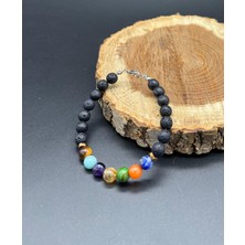 Mystic Flow 7 Çakra Doğal Taş Tasarım Bileklik