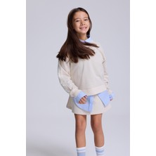 Babokah (Kids Girl) Loose Fit Şardonsuz Sweatshirt