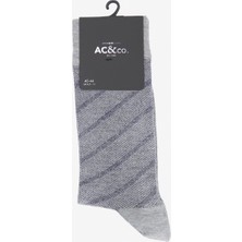 Desenli Bambu Tekli Çorap