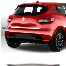 Emtek Renault Clio 4 Hb Krom Bagaj Alt Çıtası 2012-2018 Paslanmaz Çelik