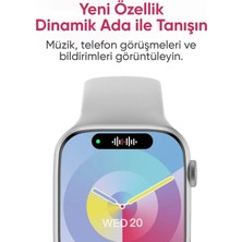 W9 Pro Plus 2gb Hafızalı Beyaz Akıllı Saat Android ve Iphone Uyumlu Galeri ve Müzik Özellikli