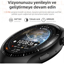 X4 Smart Akıllı Saat 3 Kordon Hediyeli Ios/android Destekli 46MM Gümüş Gri