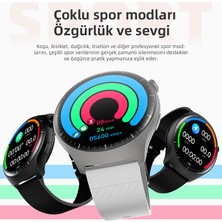 X4 Smart Akıllı Saat 3 Kordon Hediyeli Ios/android Destekli 46MM Gümüş Gri