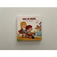 Ada ve Deniz Oyunlu Bahçede (Büyük Boy Puzzle Kitap) - Serap Armutlu Acar