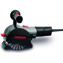 Crown Devir Ayarlı Satina Makinesi 1400W CT13551-110RSV | Bakır Sargılı Satine Makinesi Fırçalı Parlatma