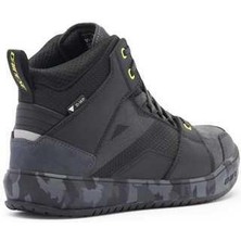 Dainese Suburb Black Camo Acıd Yellow D-WP Ayakkabı