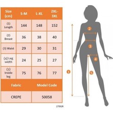 Modaiconu Tekstil Elektroonik Kadın Kolsuz Kol Askıları Bel Ve Paça Lastikli Tam Boy Krep Tulum