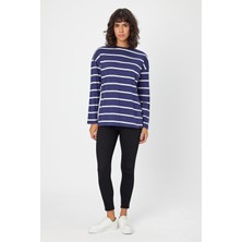 Alexander Gardi Çizgili Oversıze Sweatshırt (E2400158)